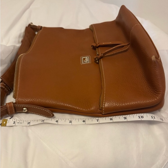 Vintage Dooney & Bourke Women's Large Tan Leather Bag - Picture 7 of 9